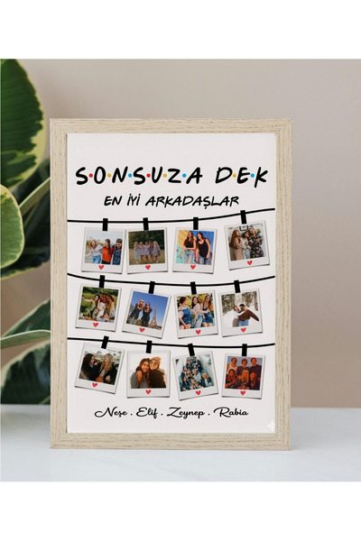 ANATOLİA TASARIM Best Friends Sonsuza Dek Tasarımlı Anı Çerçevesi - Kişiye Öz...