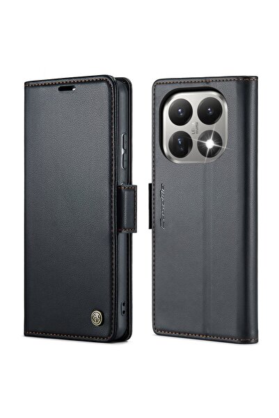 Caseme 023 Luminus Θήκη Πορτοφόλι Black (Xiaomi 15T 5G)