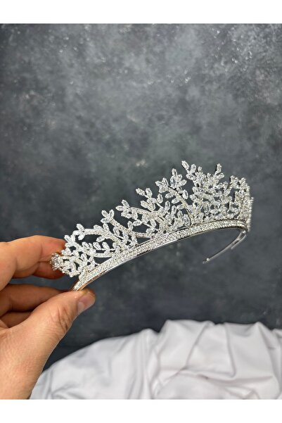 Hayalperest boncuk Coroană de mireasă elegantă cu zirconiu, accesoriu de păr ...