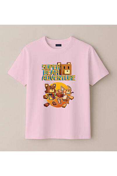 BLITZIST Tricou pentru copii cu imprimeu Super Bear Adventure (4-13 ani) - Tr...