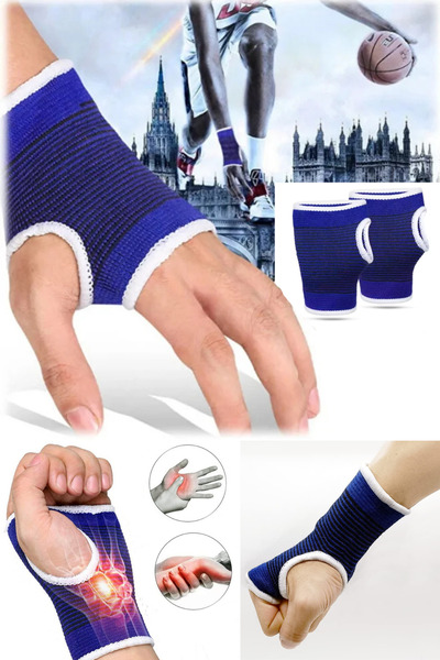 tonkut Sporcu El Bilek Destek Bandajı Elastik Ortopedik Bilek Koruyucu Fitnes...