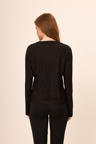 Zoor Kadın Uzun Kol Compression Fitness Gym Spor Body Tshirt