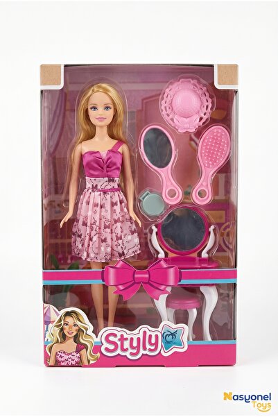NASYONEL TOYS Şık Elbiseli Sarı Saçlı Oyuncak Bebek ve Aksesuar Seti - Hayal ...