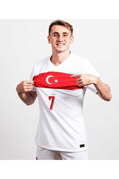 BREATHLESS Türkiye Euro 2024 Kerem Aktürkoğlu Yetişkin Forması (BEYAZ)