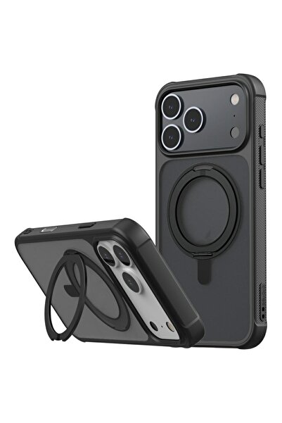 Araree Duple M Θήκη MagSafe με Βάση για iPhone 17 Pro Max - Μαύρο