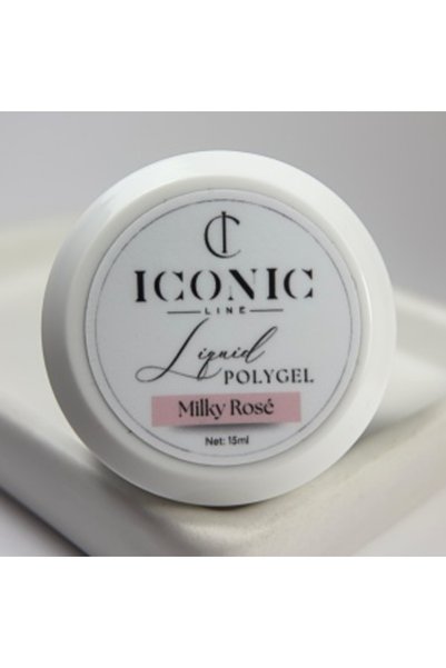 Iconic Line Liquid Polygel - Milky Rose - 15 ml