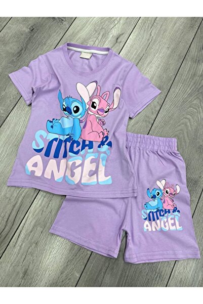 ARBİ kids Devojčički anđeo set sa kratkim rukavima i šortama