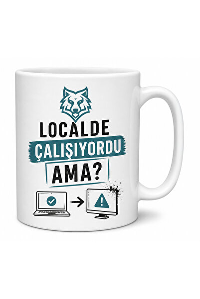 Çakaldere Yazılım "Localde Çalışıyordu Ama?" Yazılımcı Kupa Bardağı – Debug G...