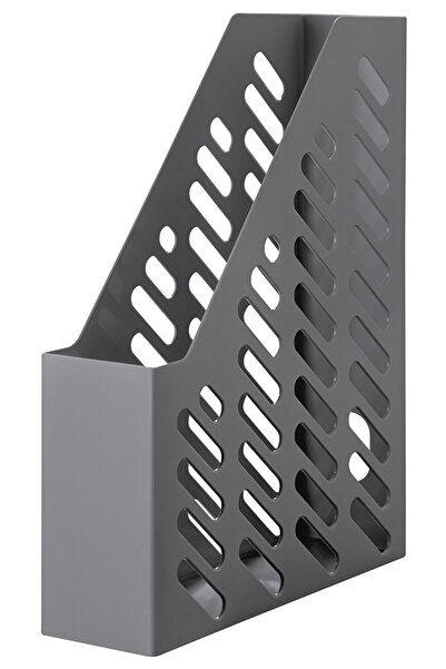 HAN Suport vertical plastic pentru cataloage Klassik - gri inchis