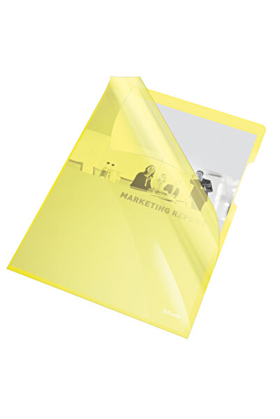 Esselte Mapa de protectie ESSELTE, A4, 150 microni, 25 buc/set, cristal, verde
