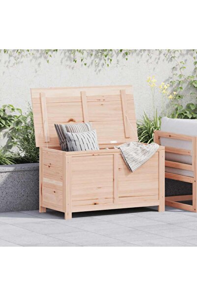 vidaxl Outdoor cushion box 100x50x56 cm made of solid fir wood