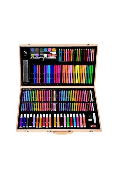 Stuniko ®   Set de 180 de piese pentru colorat și desenat, cutie de transport...