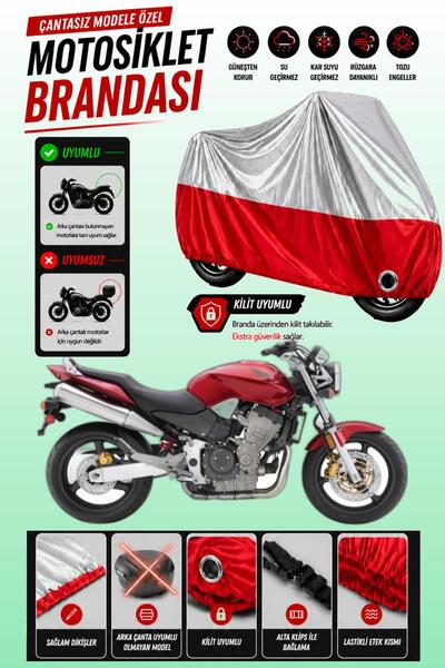 Cemku Twin Top Gray - Bottom Red Honda Cb 900 Hornet Compatible Engine Cover,...