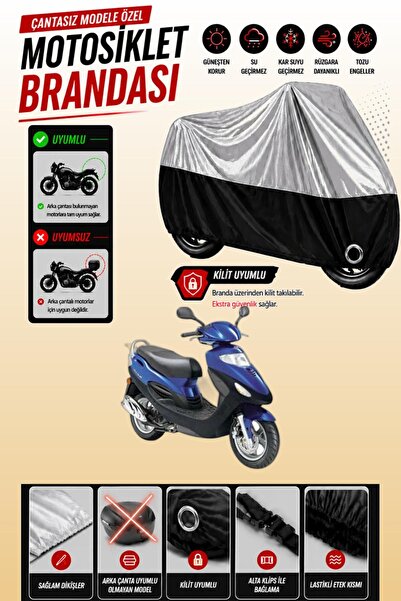 Cemku Twin Top Gray - Bottom Black Kymco Movie XL 150 Compatible Engine Cover...