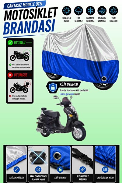 Cemku Twin Top Gray - Bottom Blue Kanuni Classic 125 Compatible Engine Cover,...