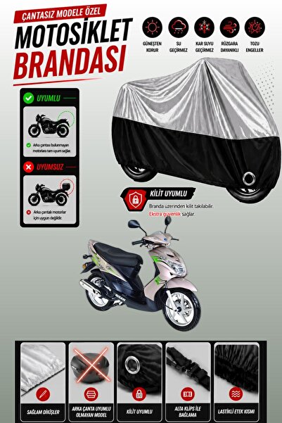Cemku Twin Top Gray - Bottom Black Bisan Teos 125 Compatible Engine Cover, Re...