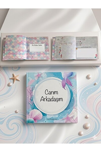 LastRoseAries Canım Arkadaşım Anı Defteri - Sihirli Deniz Dünyası Tasarımı