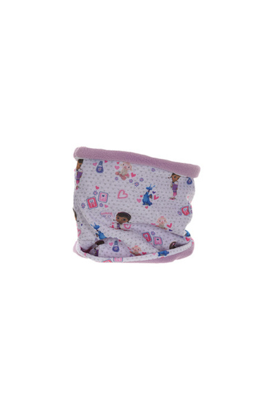 Doc McStuffins Eșarfă circulară din fleece Plusica, tip guler, reversibilă 50...