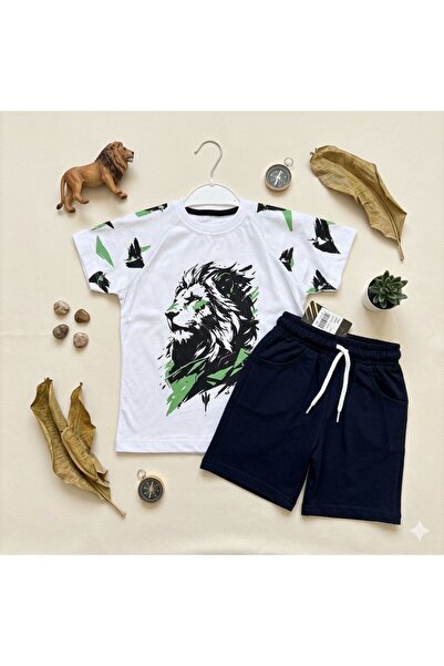 Victorino Compleu maneca scurta - model cu leu