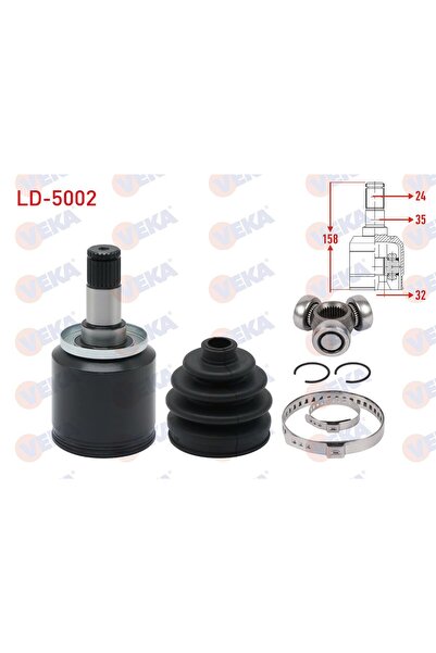 OTOCO Lada Samara 1500 1986-1994 / Vega 1.5 - 1.6 2000 Aks Kafasi Sol-Sag On ...