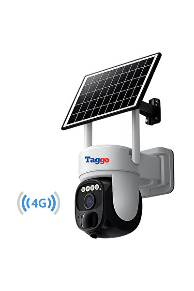 Taggo 4G Ultra HD Outdoor Surveillance Camera, Full Color, AOV Function, 4MP,...