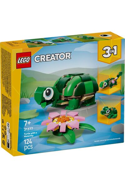 LEGO Creator 3in1 LEGO CREATOR BROASCA TESTOASA CU O FLOARE DE NUFAR 31377