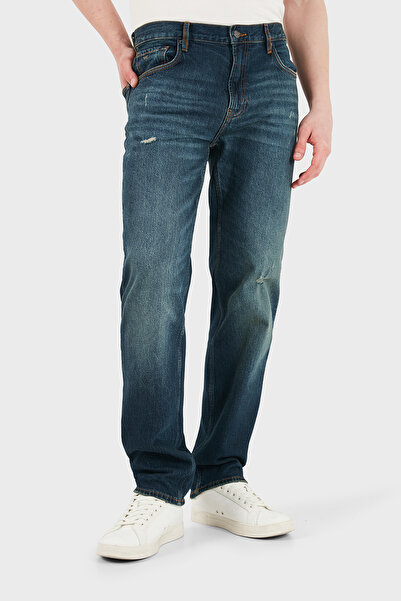 Emporio Armani Cotton Slim Fit Regular Waist Jeans Men's Jeans Pants Em000763...