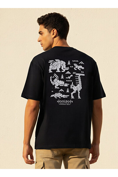 SP Characters Men Regular Fit Crew Neck Short Sleeves Horizon Forbidden West ...