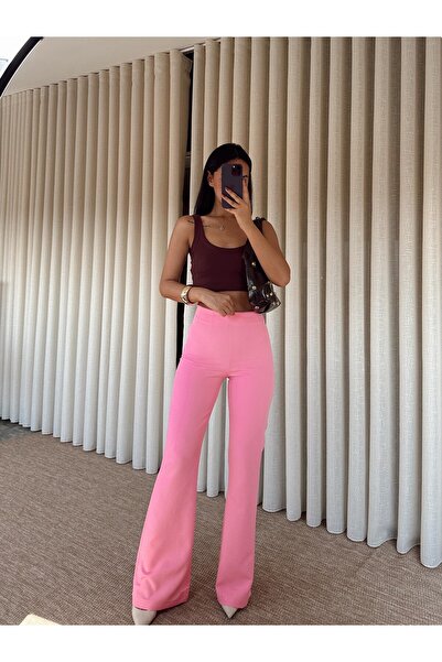 myd Half Spanish Flare Pants - Pink