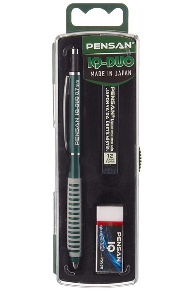 Pensan IQ-DUO 3’lü Set uçlu kalme Kalem + Kalem Ucu + Silgi