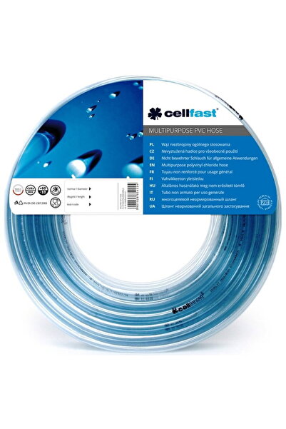 Cellfast 20-422 furtun de grădină 6,0 x 1,0 mm 50 m PVC Transparent