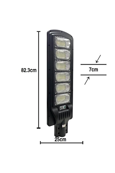 Hightek HT-3905 600W Solar Sokak Lambası Hareket Sensörlü - Kumandalı
