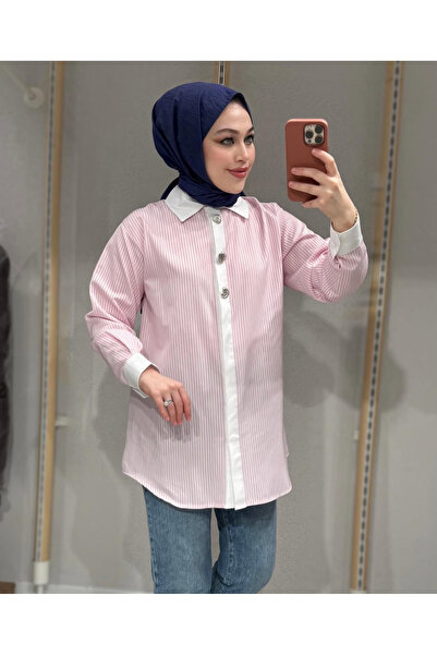 StellaStore Stella Çizgili Yeni sezon Gömlek
