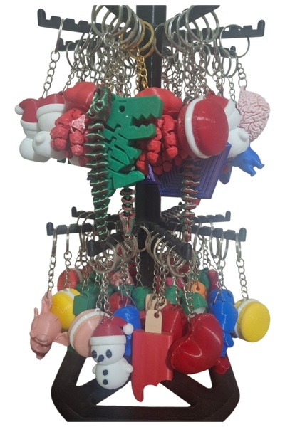 Teber Kalıp 3D Printing Figure Keychain Set (10 Pieces)