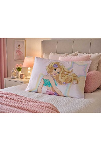Zorluteks Barbie Pamuk Yastık Kılıfı