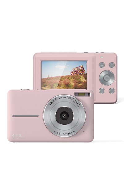 Axpeih 44MP Kids Digital Camera FHD 1080P Point and Shoot Camera with 32GB Ca...