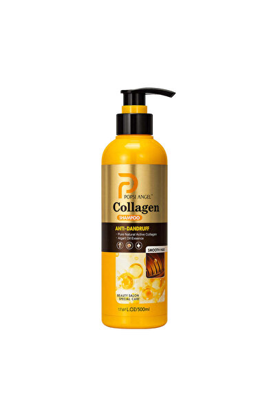 POPSİ Șampon ANGEL Collagen Anti-Mătreață 500 ml – anti-mătreață, colagen, hr...