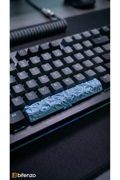 Bitenzo3D Custom Tasarım Mekanik Klavye Spacebar Keycap - 6.25u Uyumlu Özel D...
