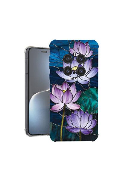 bestcase Αντικραδασμική Θήκη για Honor Magic7 Pro, Φλοράλ - Λωτός με σχέδιο β...