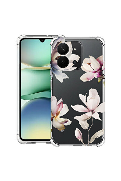 bestcase Αντικραδασμική Θήκη για Xiaomi Redmi 15C 4G (171mm), Φλοράλ Σχέδιο Μ...