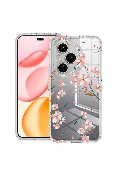 bestcase Husă Antișoc pentru Honor 400 Pro, Florală - Roz Pastel, 2059641 AS ...