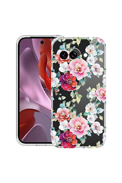 bestcase Αντικραδασμική Θήκη για Google Pixel 10a, Φλοράλ - Σχέδιο Καμέλιας, ...