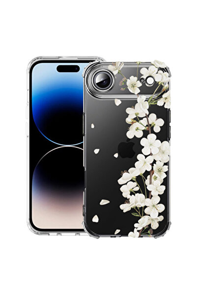 bestcase Husă Antișoc pentru Apple iPhone 17 Air, Florală - Floare de cireș a...