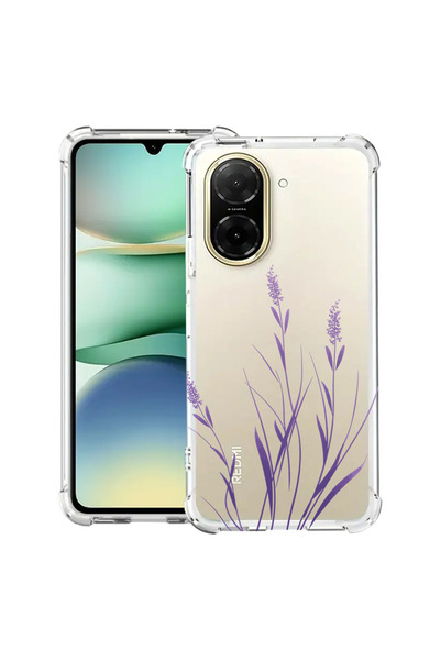 bestcase Husă Antișoc pentru Xiaomi Redmi A5 (173mm), Floral - Minimalist Lev...