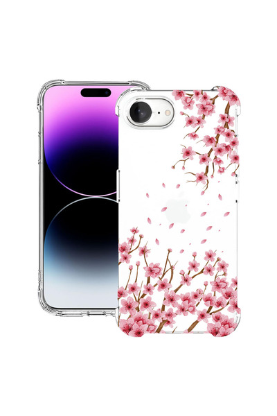 bestcase Husă Antișoc pentru Apple iPhone 16e / 17e, Florală - Floare de cire...