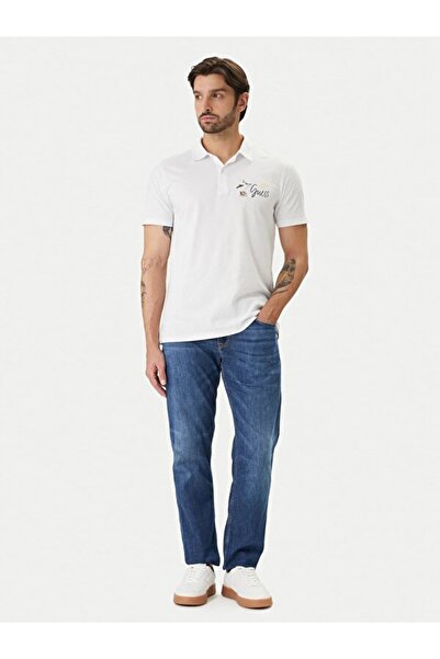 Guess Jersey Erkek Regular Fit Polo T-Shirt
