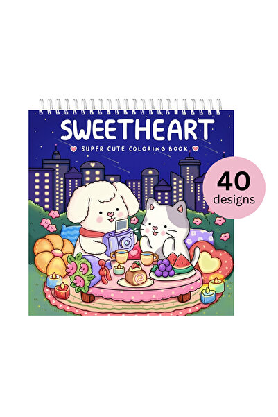 OEM Carte de colorat, Dragă, Copertă cartonată, Ilustrații cu animale drăguțe...