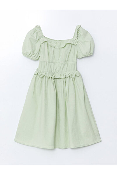 LC Waikiki I Kare Roba Collar Girl's Dress from Freezen Store