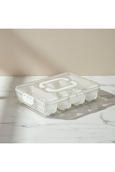 Home Box Sistematico 4-in-1 Clip Lock Fresh Food Container - 32x24x7.3 cm