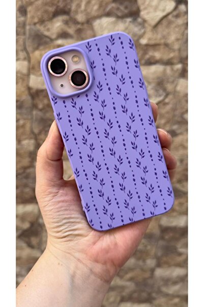 Vip Case iPhone 13 Uyumlu Sarmaşık Desenli Silikon Darbe Emici Klasik Korumal...